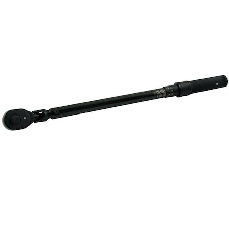 Dynamic Tools 3/8" Drive Flex Head Torque Wrench, 10-80 Ft/lbs., 32 Teeth D086201